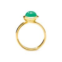 BOUTON Ring small Chrysoprase