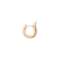 SIGNATURE Hoop Ohrringe small mit Diamant Pavé  18 K Roségold