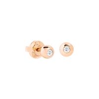 Ohrstecker Bollicine Roségold und Diamante