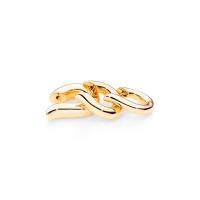 SIGNATURE Hoop Ohrringe small 18K Gelbgold