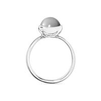 BOUTON Ring small Grauer Mondstein