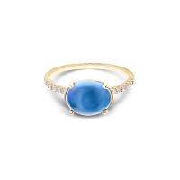 Dancing Azure Ring