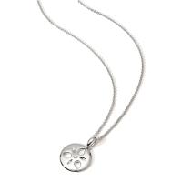 SAND DOLLAR Anhänger small 18 K Weißgold