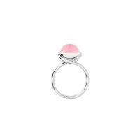 BOUTON Ring large pinker Chalcedon