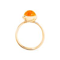 BOUTON Ring small Mandarin Granat