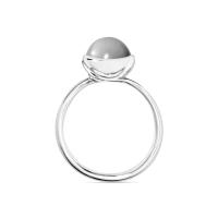 BOUTON Ring small Grauer Mondstein