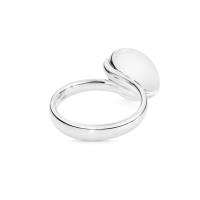 BOUTON Ring large Brauner Mondstein