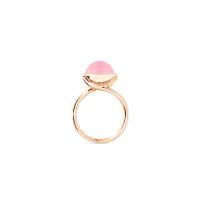 BOUTON Ring large pinker Chalcedon