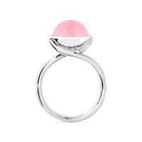 BOUTON Ring large pinker Chalcedon