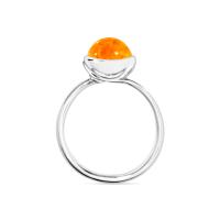 BOUTON Ring small Mandarin Granat