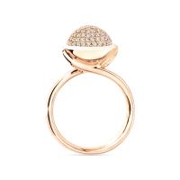 BOUTON Ring large mit Diamant Pavé 