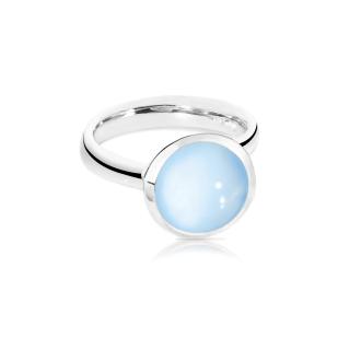 BOUTON Ring large Chalcedon