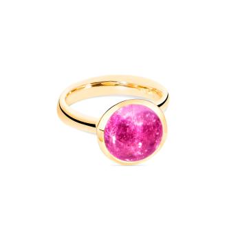 BOUTON Ring large rosa Turmalin