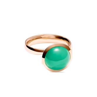 BOUTON Ring large Chrysoprase