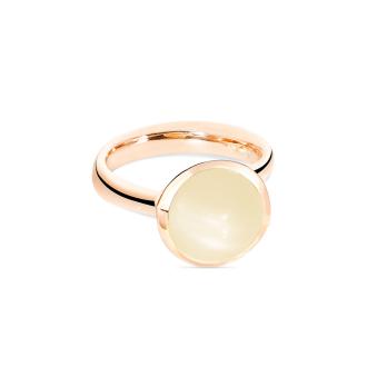 BOUTON Ring large sand Mondstein