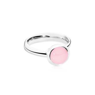 BOUTON Ring small pinker Chalcedon