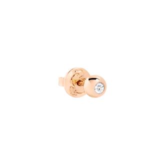 Ohrstecker Bollicine Roségold und Diamante