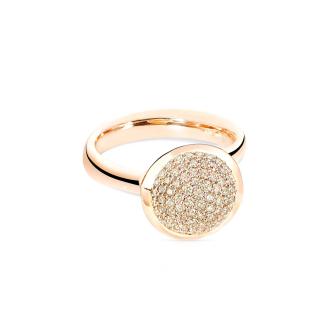 BOUTON Ring large mit Diamant Pavé 