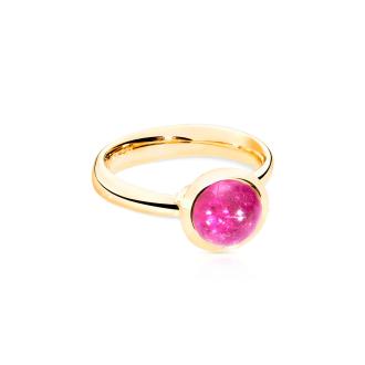 BOUTON Ring small rosa Turmalin