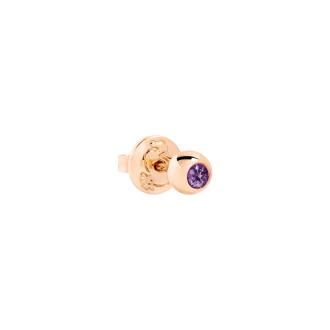 Ohrstecker Bollicine Roségold und Amethyst