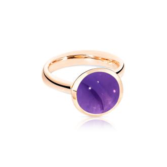 BOUTON Ring large Amethyst