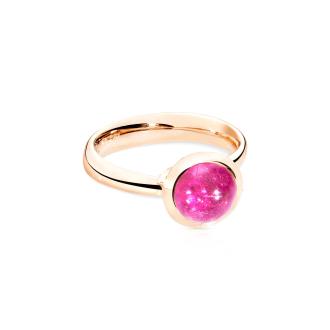 BOUTON Ring small rosa Turmalin