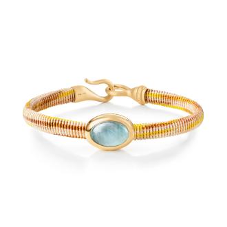 Life Armband mit Aquamarin 