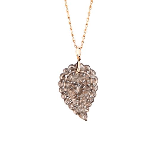 Tamara Comolli - INDIA Leaf Anhänger medium 18 K Roségold