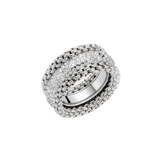 FOPE - Bubble Ring mit Pavé-Diamanten