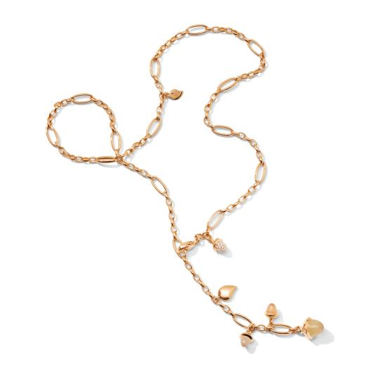 Tamara Comolli - MIKADO Delicate Collier Camel mit Diamant Pavé 