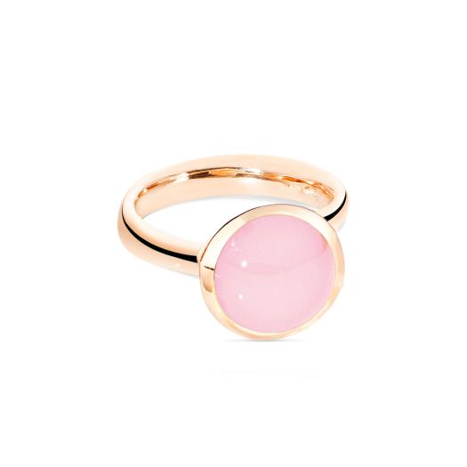 Tamara Comolli - BOUTON Ring large pinker Chalcedon