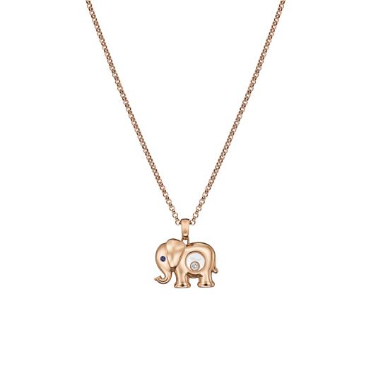 Chopard - Happy Diamonds Elefant Anhänger mit Halskette