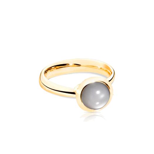 Tamara Comolli - BOUTON Ring small Grauer Mondstein