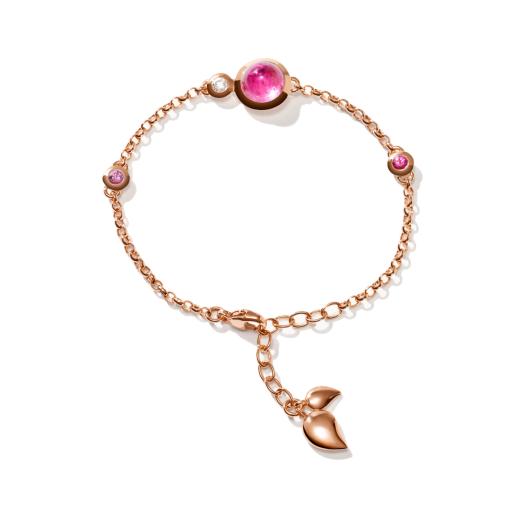 Tamara Comolli - BOUTON Armband Mini Chain 'Blush' small/medium