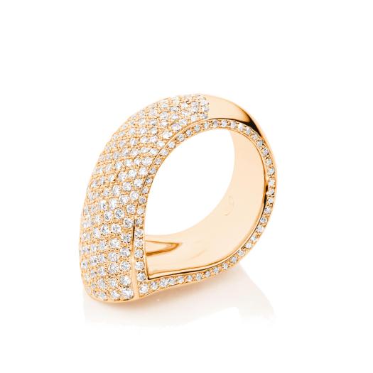 Tamara Comolli - SIGNATURE Ring Drop mit Diamant Pavé