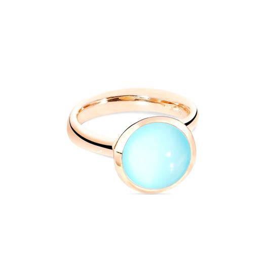 Tamara Comolli - BOUTON Ring large Aqua Chalcedon