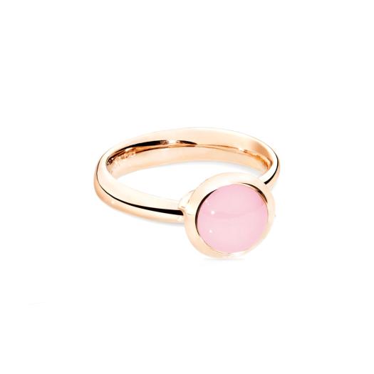 Tamara Comolli - BOUTON Ring small Chalcedony pink