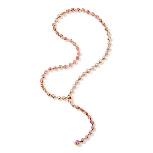 Tamara Comolli - SNOWFLAKES Collier Rivière Classic 'Blush' 