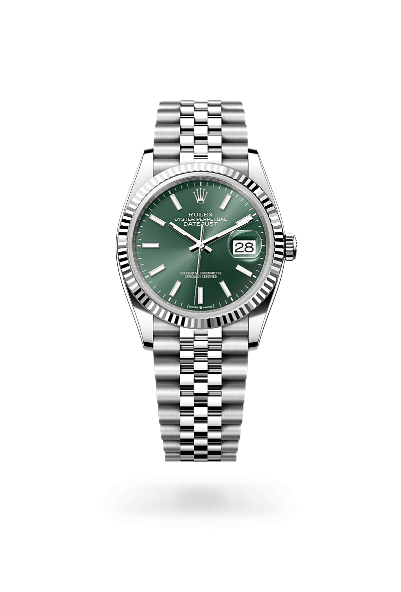 Rolex Datejust 36 M126234-0051 Herrenuhr / Damenuhr - Oyster, 36 mm, Edelstahl Oystersteel und Weißgold 