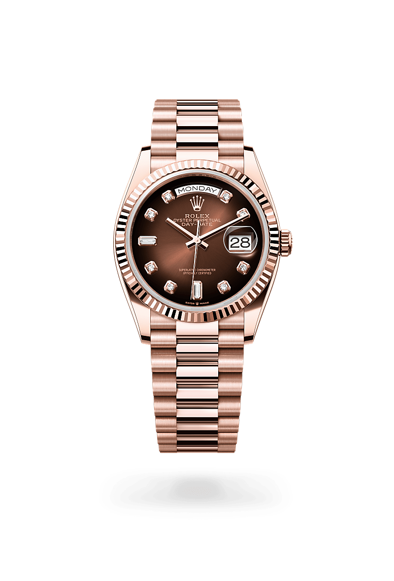 Rolex Day-Date 36 M128235-0037 Herrenuhr / Damenuhr - Oyster, 36 mm, Everose-Gold 