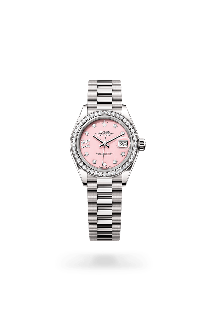 Rolex Lady-Datejust M279139RBR-0002 Herrenuhr / Damenuhr - Oyster, 28 mm, Weißgold mit Diamanten 